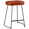 vidaXL Bar Stools 2 pcs Dark Brown 40x29,5x53 cm