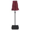 vidaXL Double-Head Garden Parasol Bordeaux Red 316x145 cm