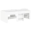 vidaXL Kids'High Bed Frame White 98.5 x 200 cm Engineered Wood