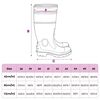 vidaXL Rain Boots Black Size 39 PVC