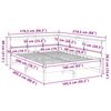 vidaXL Bookcase Bed without Mattress 160x200 cm Solid Wood Pine
