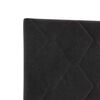 vidaXL Headboard Height Adjustable with Headboard Black 144 cm Velvet