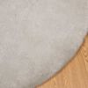 vidaXL Anti-Slip Faux Rabbit Fur Rug Olite Beige &Oslash; 200 cm Polyester