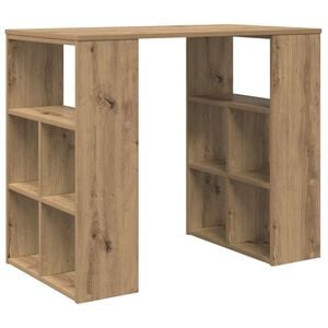 vidaXL Desk Artisan Oak Engineered Wood 90 x 50 x 75 cm