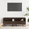 vidaXL TV Cabinet Brown Oak 122x34x41 cm Engineered Wood