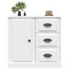 vidaXL Sideboard White 70x35.5x67.5 cm Engineered Wood