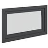 vidaXL Basement Window "RISOR" 100x60 cm Tilt&Turn DIN Left Anthracite