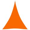 vidaXL Sunshade Sail Oxford Fabric Triangular 4x5x5 m Orange