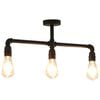 vidaXL Ceiling Lamp | Black | Metal | Medium | Great Design | Ceiling Lamp
