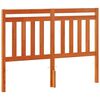 vidaXL Headboard Wax Brown 135 cm Solid Wood Pine