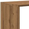 vidaXL Room Divider Bookcase 4-Tier Artisan Oak 131.5x29x131.5 cm Engineered Wood