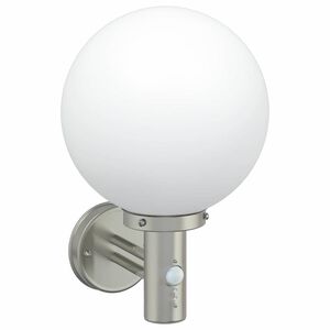 vidaXL Outdoor Wall Light Silver 28 x 25 x 38 cm