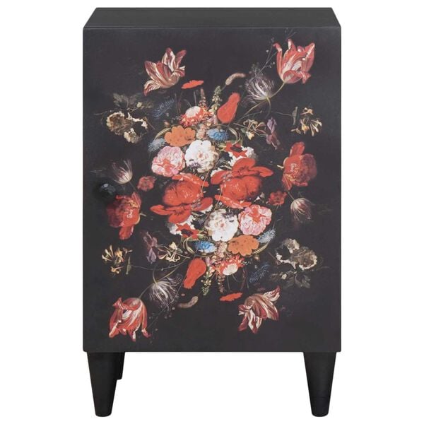 vidaXL Bathroom Cabinet Multicolour 38 x 33.5 x 58 cm Solid Mango Wood