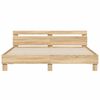 vidaXL Bed Frame without Mattress Sonoma Oak 160x200 cm