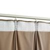 vidaXL Blackout Curtain with Hooks Velvet Beige 290x245 cm