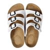 vidaXL Women's Bio Cork Sandal with 3 Buckle Straps White Size 41