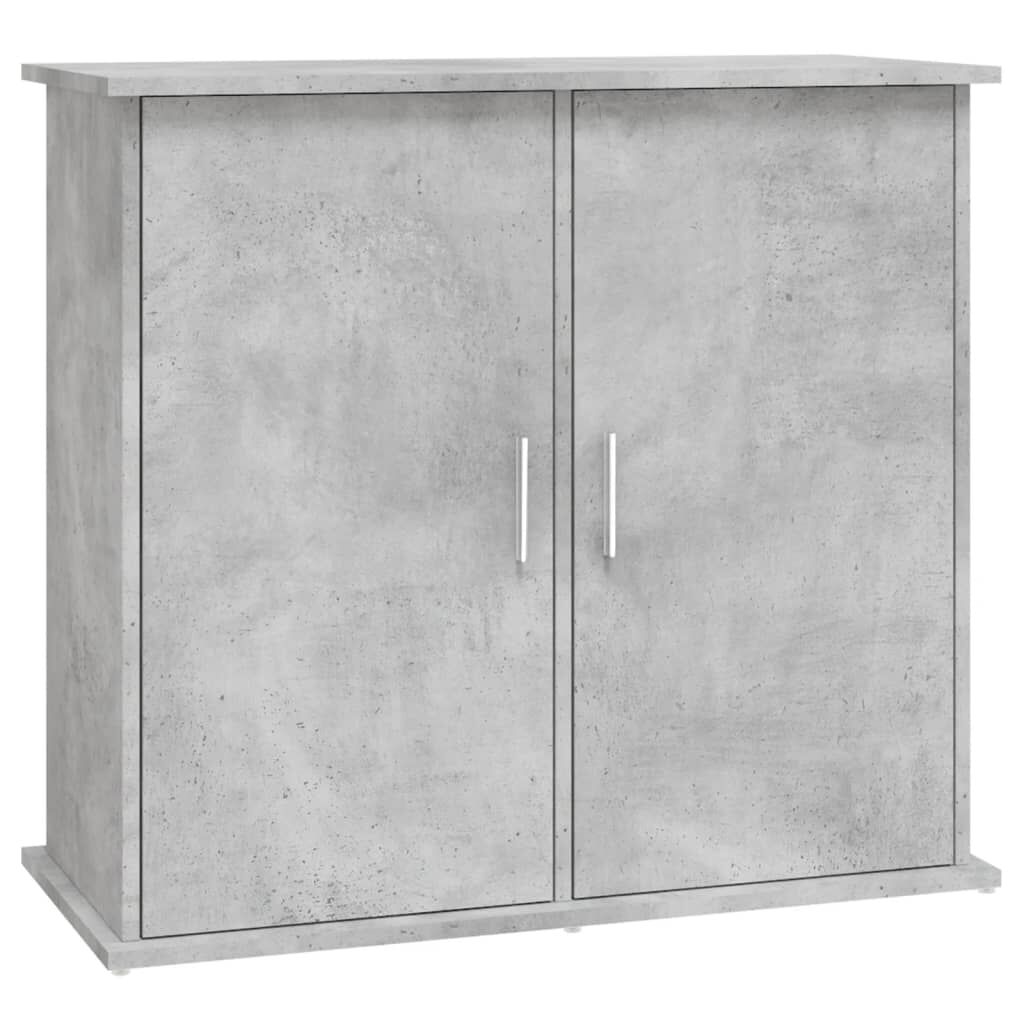 vidaXL Aquarium Stand Concrete Grey 81x36x73 cm Engineered Wood