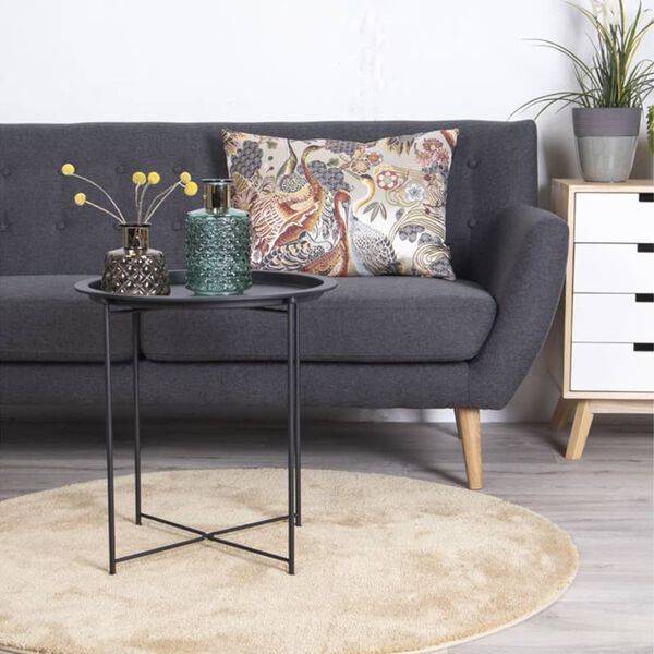 House Nordic Side Table Anne 47 cm Round Black