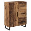 vidaXL Highboard with Drawer 2 pcs Old Wood 69.5 x 34 x 180 cm