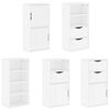 vidaXL Side Cabinets 5 pcs ODDA White 40x24x79 cm Solid Wood Pine