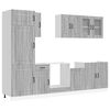vidaXL 8 Piece Kitchen Cabinet Set "Kalmar" Grey Sonoma Engineered Wood