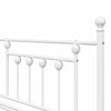 vidaXL Daybed Frame White 90 x 200 cm Steel