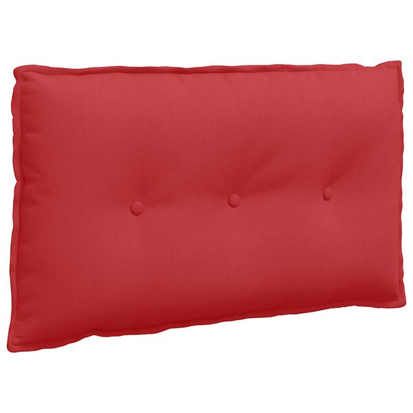 vidaXL Back Pillow Red 80 x 19 x 50 cm Fabric
