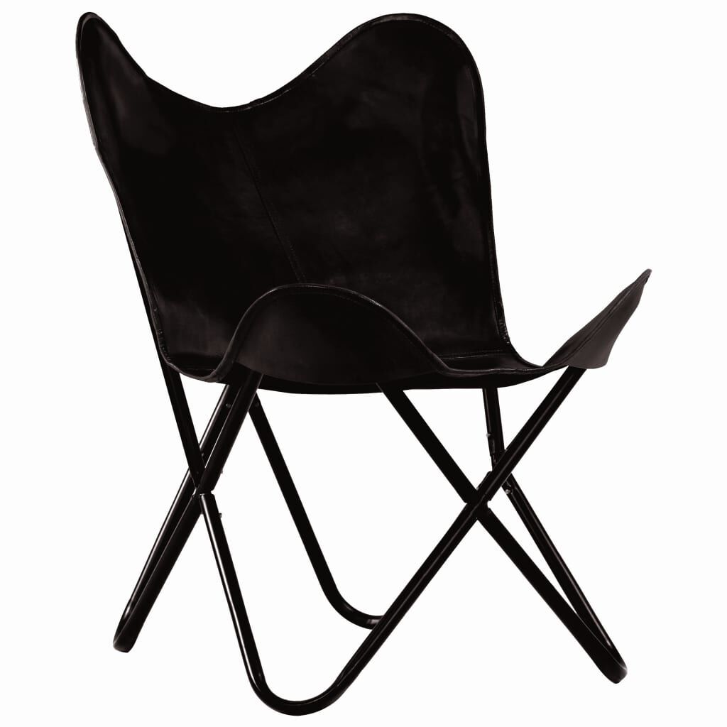 Vidaxl butterfly chair leather sales