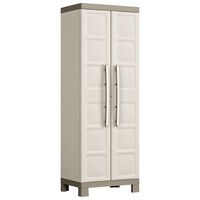 Keter Storage Cabinet with Shelves Excellence Beige and Taupe 182 cm