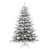 vidaXL Artificial Hinged Christmas Tree White 210 cm PE and PVC