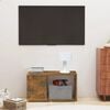 vidaXL TV Cabinet Smoked Oak 60x24x32cm Engineered Wood
