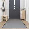vidaXL Doormat Grey 115x500 cm