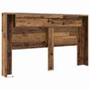 vidaXL Headboard Cabinet Old wood 180 x17 x104.5 cm Engineered wood
