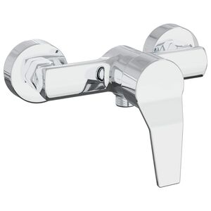 vidaXL Shower Mixer Tap Chrome G 1 / 2 inches Brass