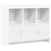 vidaXL Sideboard White 98.5 x 33 x 80 cm Engineered Wood