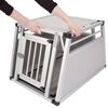 Kerbl Dog Transport Box Barry 77x55x50 cm Aluminium