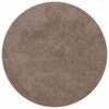 vidaXL Anti-slip Shaggy Rug Brown 90 x 90 cm PP