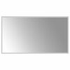 vidaXL LED Bathroom Mirror Transparent 90 x 50 cm Tempered Glass