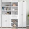 vidaXL Highboard White 50x42.5x185 cm Engineered Wood