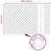 vidaXL Chain Link Fence Grey 10 x 0.4 m Steel