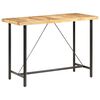 vidaXL Bar Table 150x70x107 cm Rough Mango Wood
