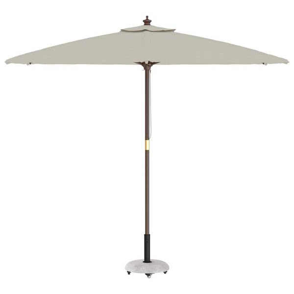 vidaXL Parasol Base Light Grey and Black 45 x 45 x 40 cm