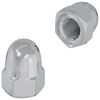vidaXL Nut 2 pcs Silver M6 x 10 mm Iron