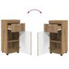 vidaXL Bathroom Furniture Set TULUM Artisan Oak Engineered Wood