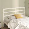 vidaXL Bed Headboard White 126x4x100 cm Solid Wood Pine