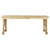 vidaXL Garden Table 200x79x75 cm Impregnated Pinewood