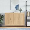 vidaXL Wall Mounted Cabinets 2 pcs Sonoma Oak Engineered Wood