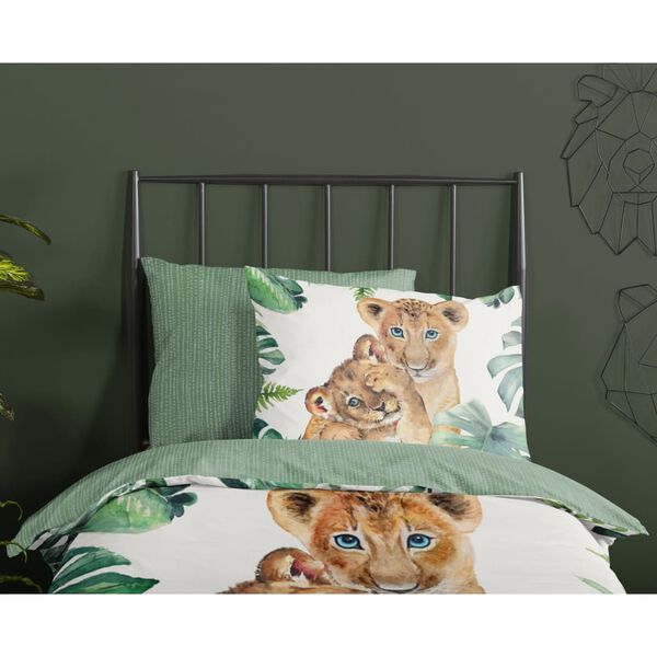 Good Morning Kids Duvet Cover JUNGLE 140x200/220 cm Green