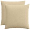 vidaXL Cushion Cover 2 pcs HEERLEN Green Grey 55 x 55 cm Corduroy