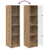 vidaXL Highboard Artisan Oak 35 x 37 x 142 cm Engineered Wood